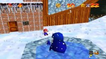 Super Mario 64 - Montagne Gla-Gla - Etoile 2 : Petit pingouin perdu