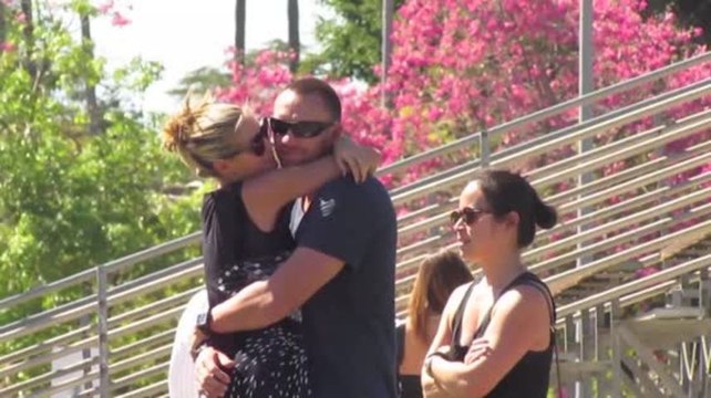 Heidi Klum Reunites With Boyfriend and Family in LA