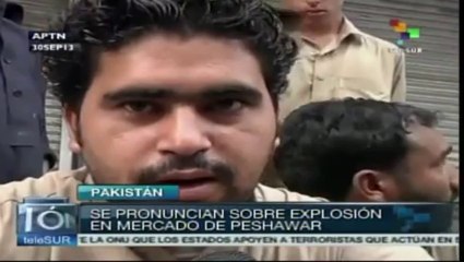 Pakistaníes condenan ataques con bombas