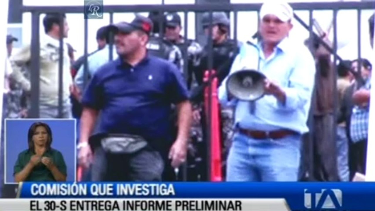 Comisión que investiga el 30 S entrega informe preliminar, Ecuador