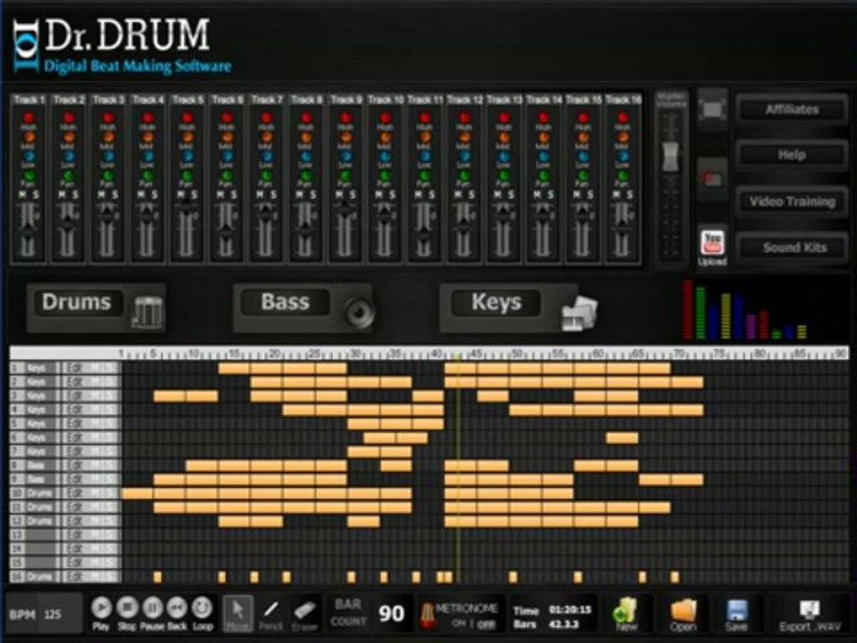 Dr Drum - Beat Maker Software - Make Beats Now!