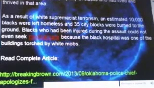 King Noble Refuses to Accept Chief Chuck Gordan's Apology For 1921 Attack On Black Wall Street