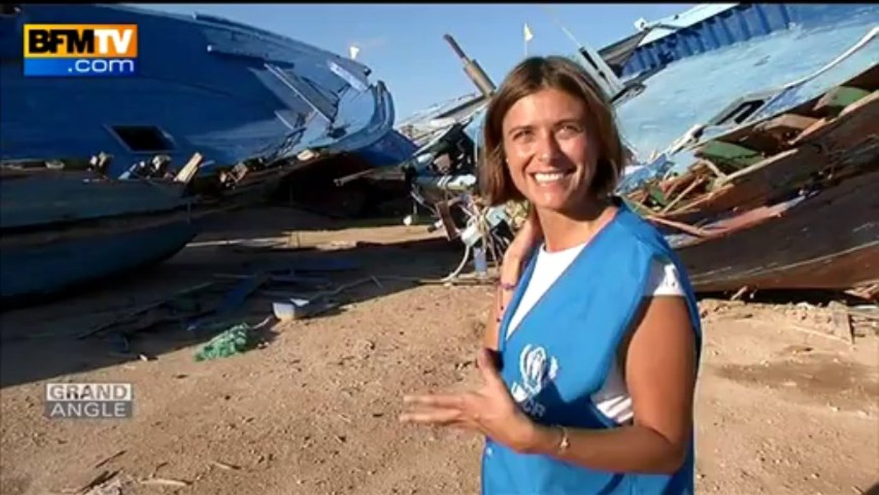 Grand angle - Lampedusa, terre d'accueil des réfugiés syriens - 30/09