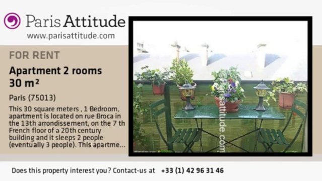 1 Bedroom Apartment for rent - Les Gobelins, Paris - Ref. 3862