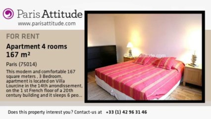 3 Bedroom Apartment for rent - Denfert Rochereau, Paris - Ref. 5365