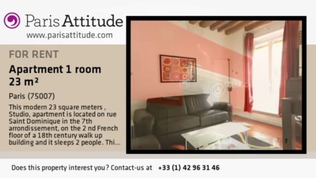 Studio Apartment for rent - Invalides, Paris - Ref. 8268