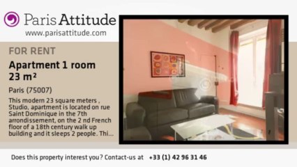 Studio Apartment for rent - Invalides, Paris - Ref. 8268