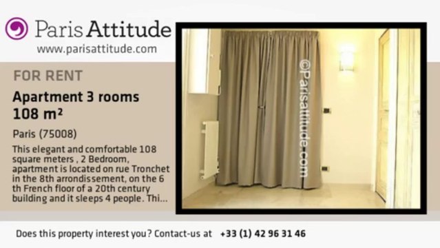 2 Bedroom Apartment for rent - Madeleine, Paris