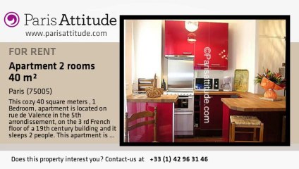 1 Bedroom Apartment for rent - Port Royal, Paris - Ref. 5956