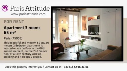 2 Bedroom Apartment for rent - St Germain, Paris - Ref. 3145