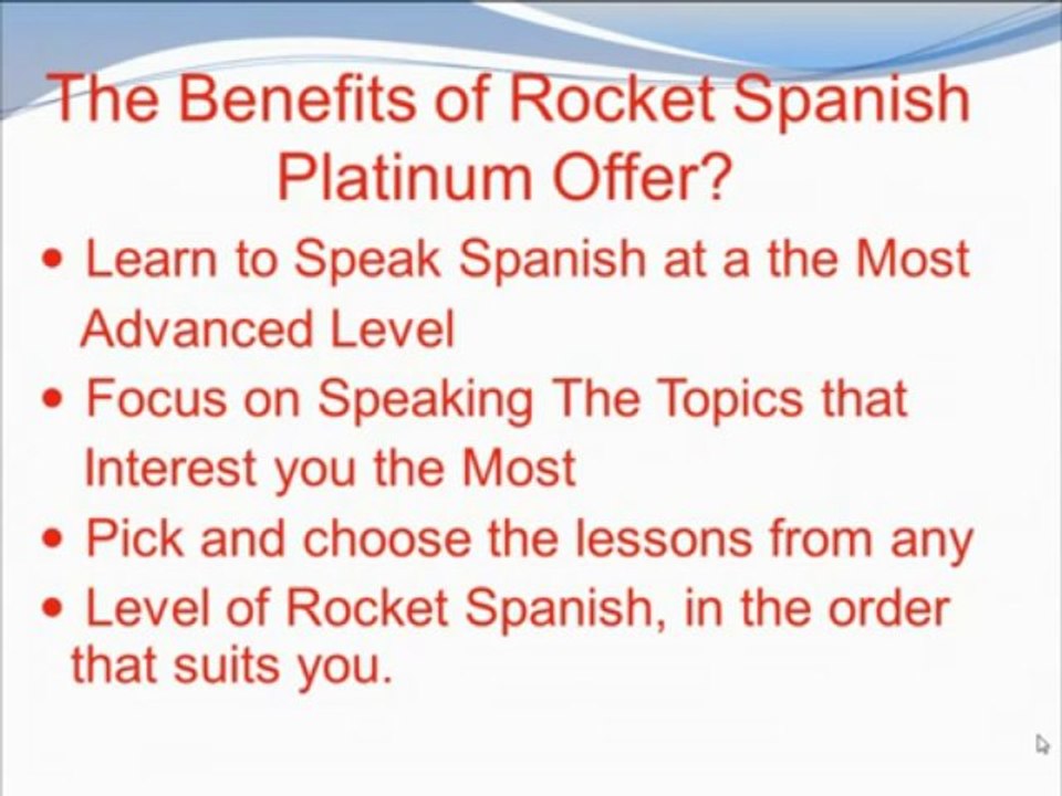 Rocket Spanish Platinum