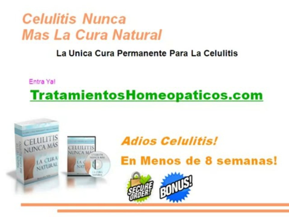 Celulitis Nunca Mas
