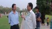 Syed Qamar Abbas Shah Talking with Mukhtar Ahmed of Jeevey Pakistan about Gulshan e Iqbal Park Lahore.