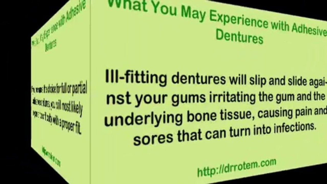 Adhesive Dentures - The Risks To Your Health