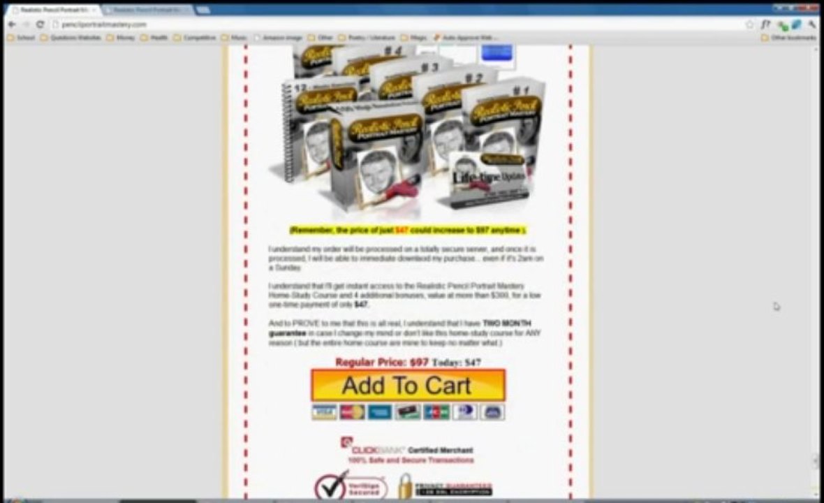Pencil Portrait Mastery Review, Inside Look, Discounts