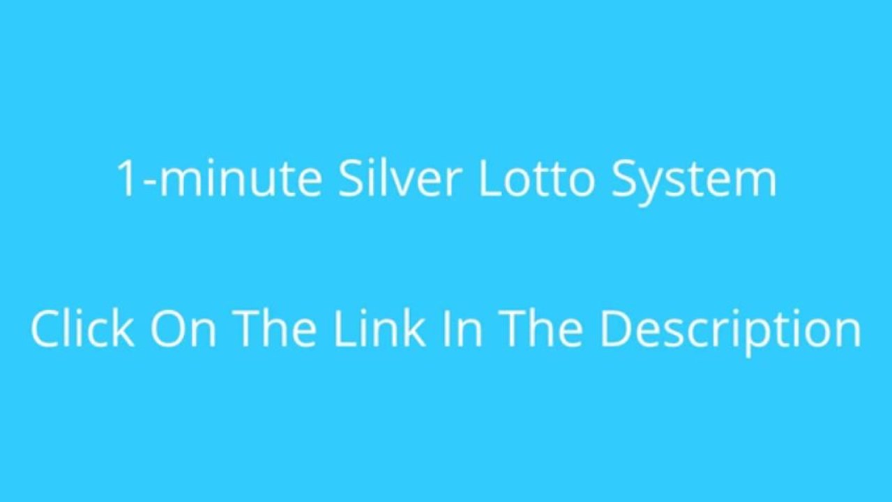 1-minute Silver Lotto System