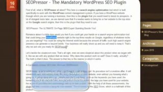 SeoPressor Wordpress Plugin V5 for Wordpress | Your Posts On Google Page ONE!