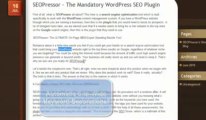 SeoPressor Wordpress Plugin V5 for Wordpress | Your Posts On Google Page ONE!