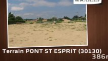 Vente - terrain - PONT ST ESPRIT (30130)  - 386m²