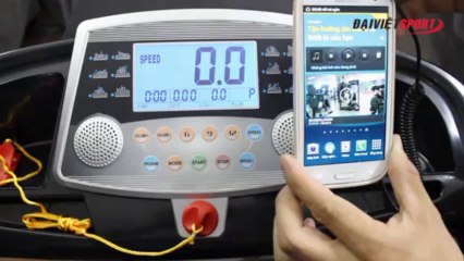 Máy chạy bộ điện, máy tập chạy đa chức năng Royal 5722