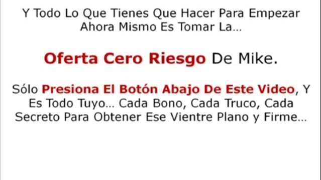 Como Adelgazar Con Dieta Mujeres Pierda Grasa Abdominal Mike Geary parte 9 de 9