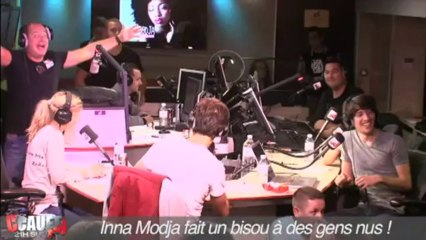 Inna Modja fait un bisou à des gens nus ! - C'Cauet sur NRJ