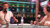 Jeff en serpillière géante boit du jus de cigarettes ! - C'Cauet sur NRJ