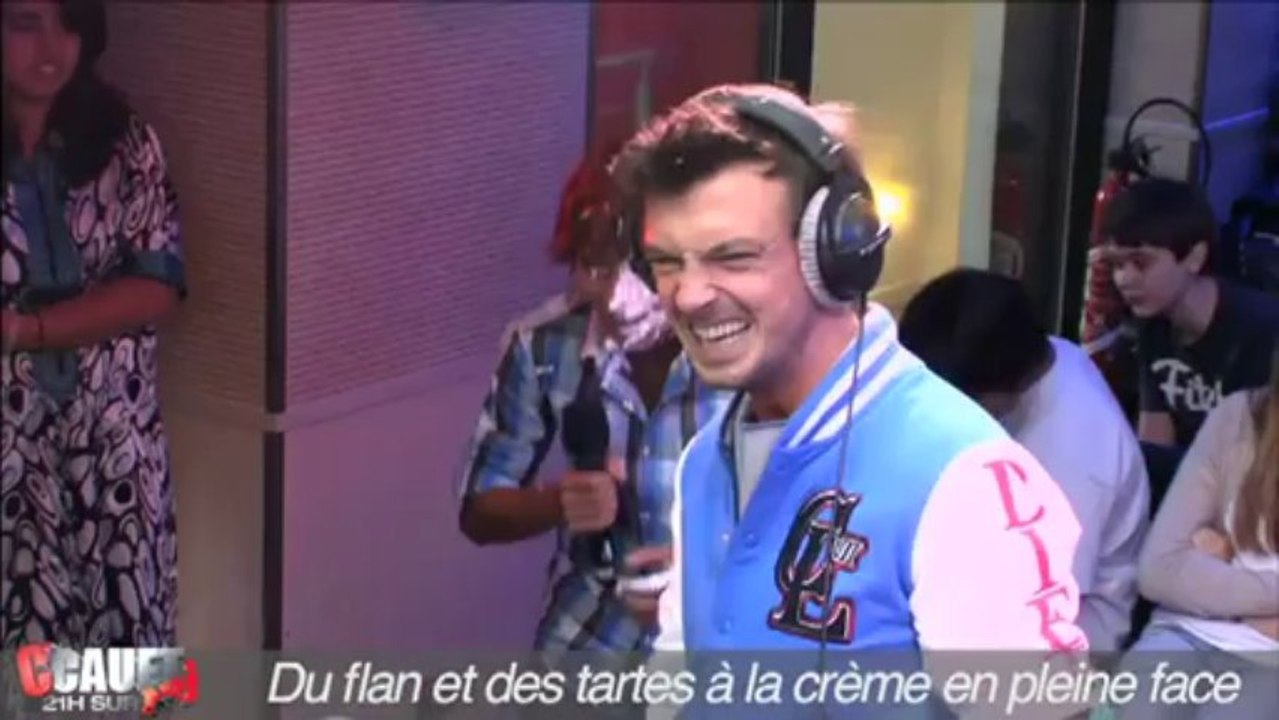 Du flan et des tartes à la crème en pleine face - C'Cauet sur NRJ