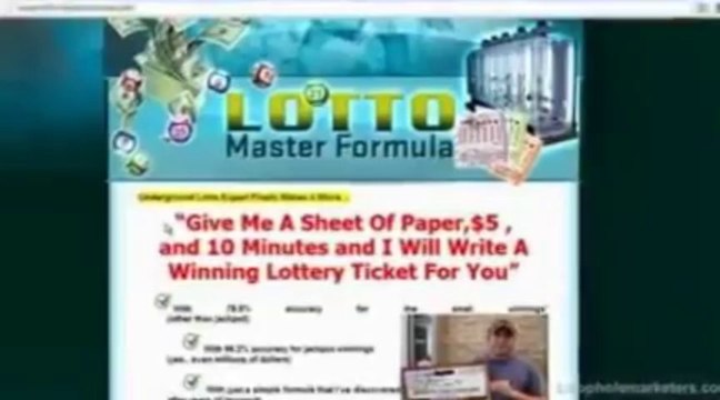 Lotto Master Formula | Lotto Master Formula Review
