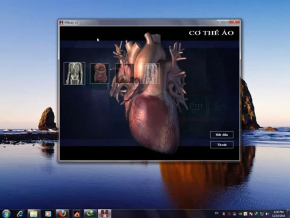 Virtual Body Systems(Human anatomy 3D) VC++
