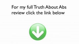 Truth About Abs Review -- Don't Waste Your Money