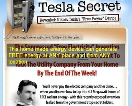 Home Made FREE Energy Device|Nikola Tesla Secret Diary|Home Made Energy Solutions