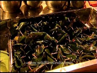 Varieties of ingredients to make a perfect Paan!