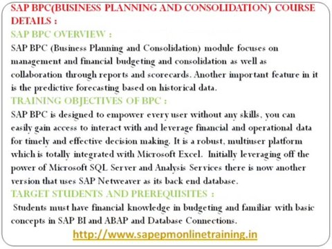 SAP BPC online training uk |SAP BPC Online Training | SAP BPC Training | MAGNIFIC TRAINING