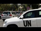 UN chemical weapons experts convoy attacked by snipers in Damascus