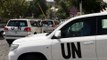 UN chemical weapons experts convoy attacked by snipers in Damascus