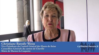 Message de soutien de Christiane Barody-Weiss à Cyrille Déchenoix - Asnières 2014