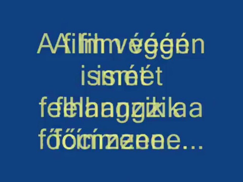 A Kántor c. filmsorozat - főcímzene és a stáblista
