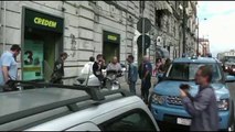 Napoli - Sventato colpo della banda del buco alla Credem (30.09.13)