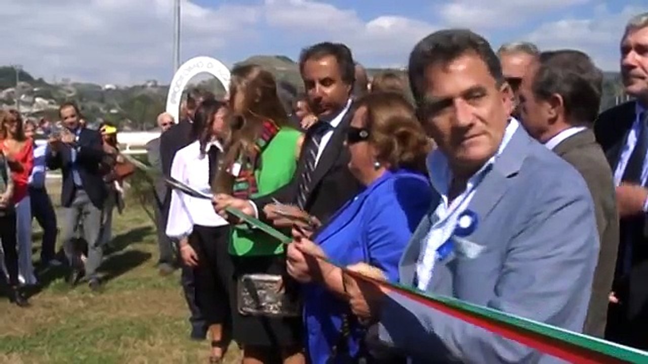 Napoli - L'ippodromo di Agnano riapre con la "freccia" di Bellei (29.09.13)
