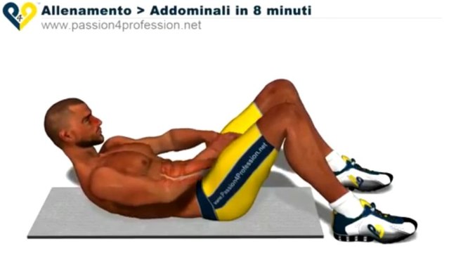 Allenamento addominali in 8 minuti, per addominali perfetti e scolpiti in poco tempo YouTube