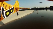 Sensational wakeboard action - towed by a plane - 2013