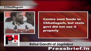 Rahul Gandhi in Chhattisgarh slams misrule of BJP govt in the state