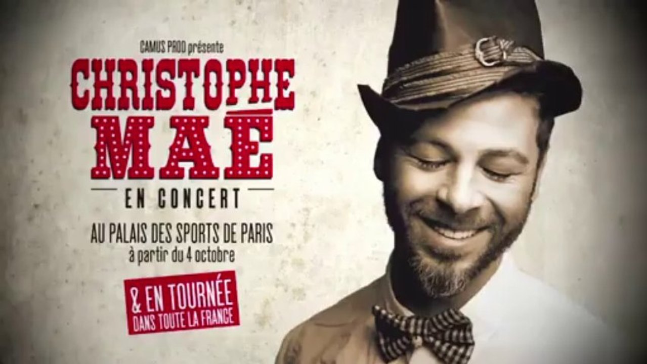 VIDEO CHRISTOPHE MAÉ : Découvrez la scène de son spéctacle !