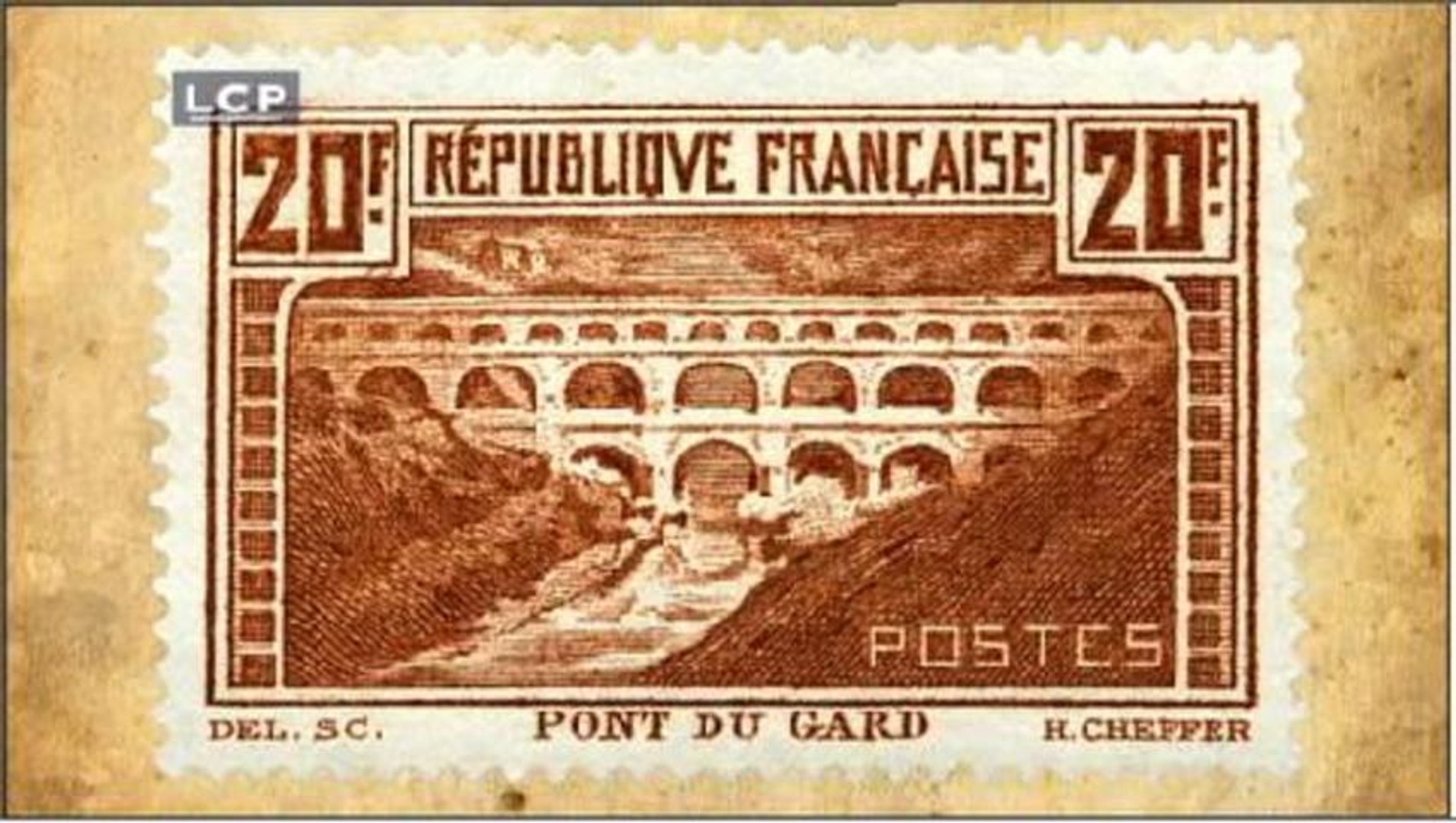 Histoire de timbres : Histoire de Timbres - Le Pont du Gard