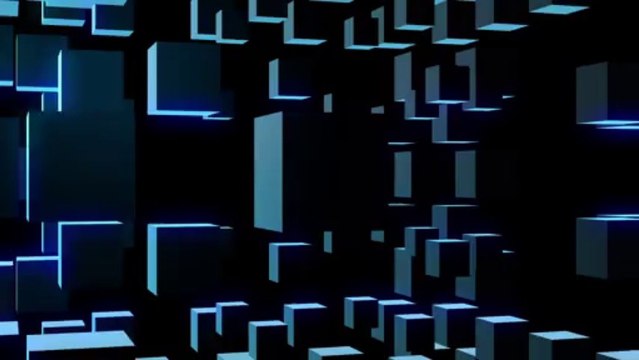 Free Stock Video Download - Abstract Rotating Cubes, download from videvo.net
