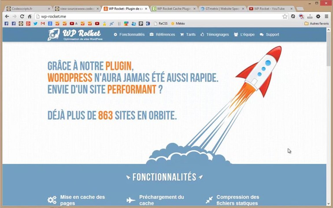 Présentation : WP Rocket un Plugin de cache WordPress