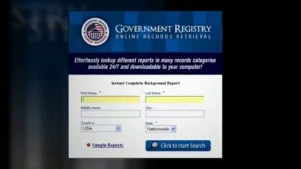 Government Records Registry Search