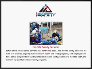 Safety Program and Training Services by iSafety Canada