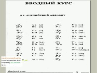 выучить английский алфавит